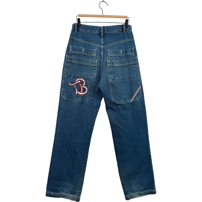 Vintage WXY JNCO Style Straight Leg Denim Jeans 30x31