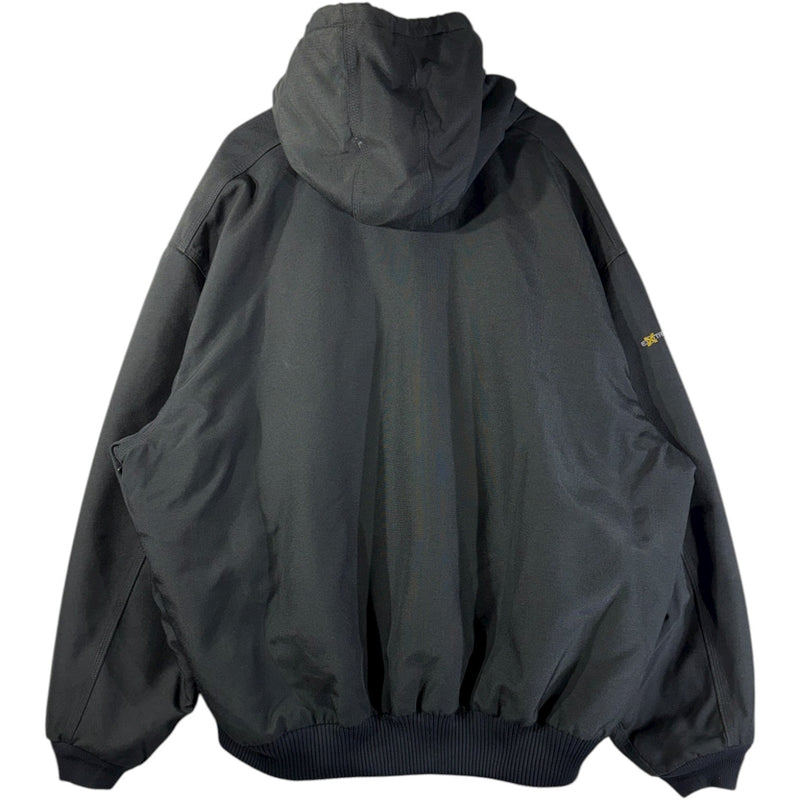 Vintage Carhartt Canvas Full Zip Hooded Workwear Jacket