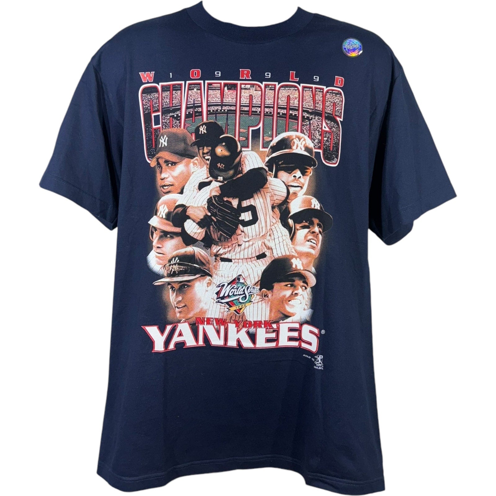 Vintage New York Yankees World Series Champs MLB Tee 1999 NWT