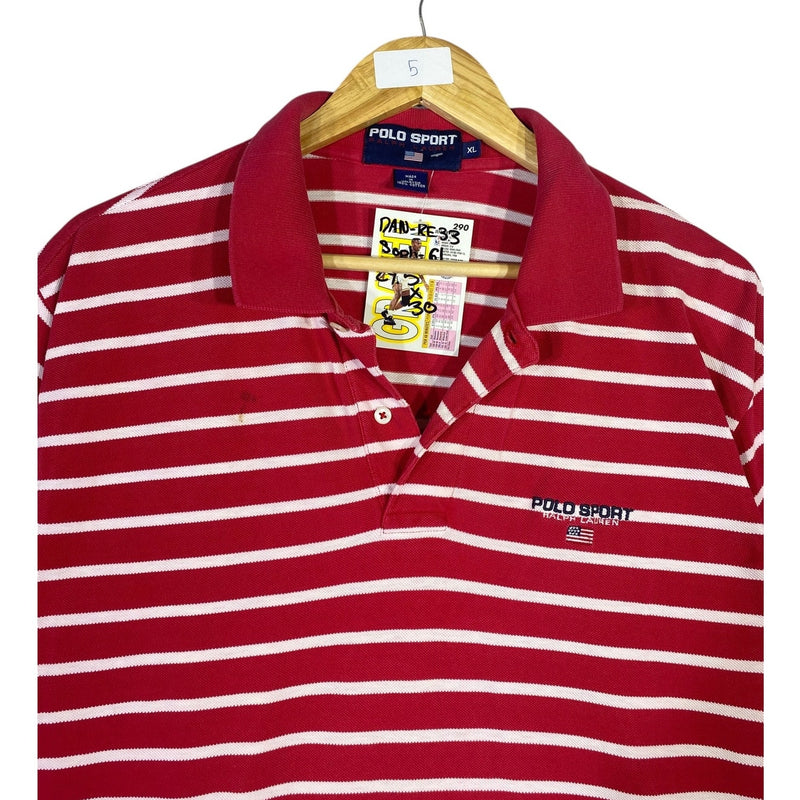 Vintage Polo Ralph Lauren Striped Short Sleeve Polo
