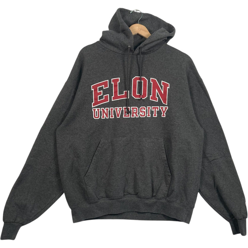 Vintage Champion Elon University Arch Spellout Hoodie