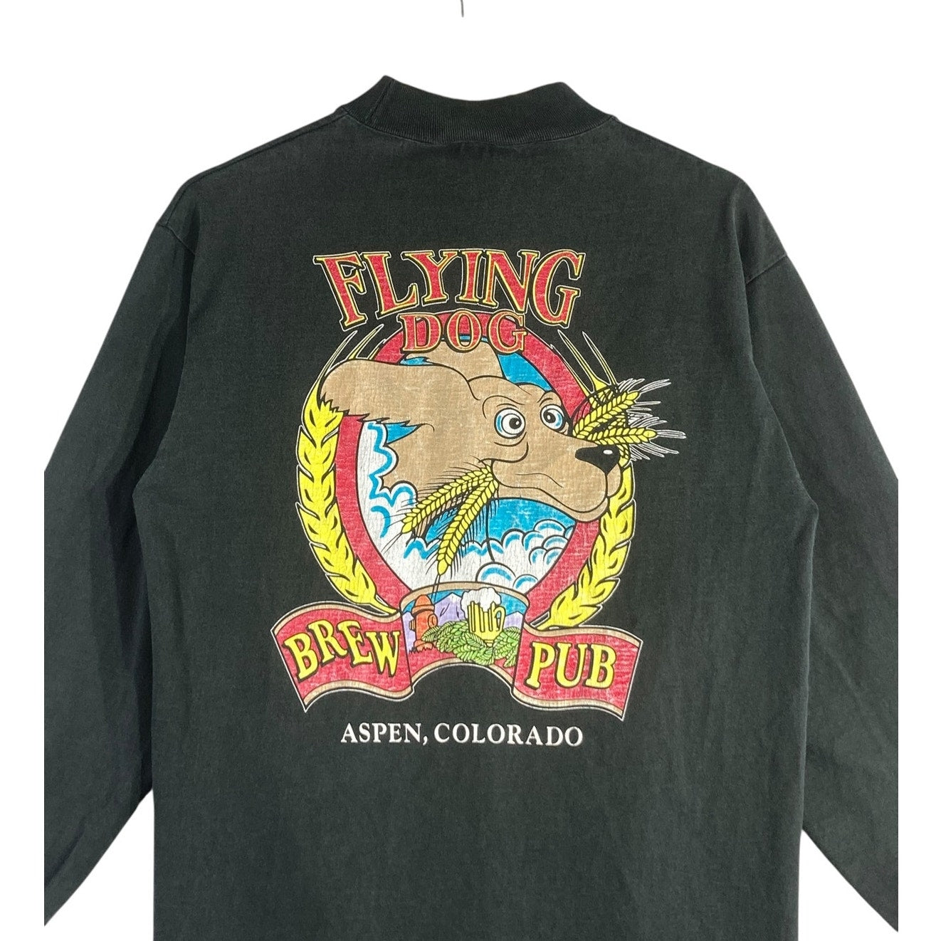 Vintage Flying Dog Brewpub Long Sleeve T-Shirt
