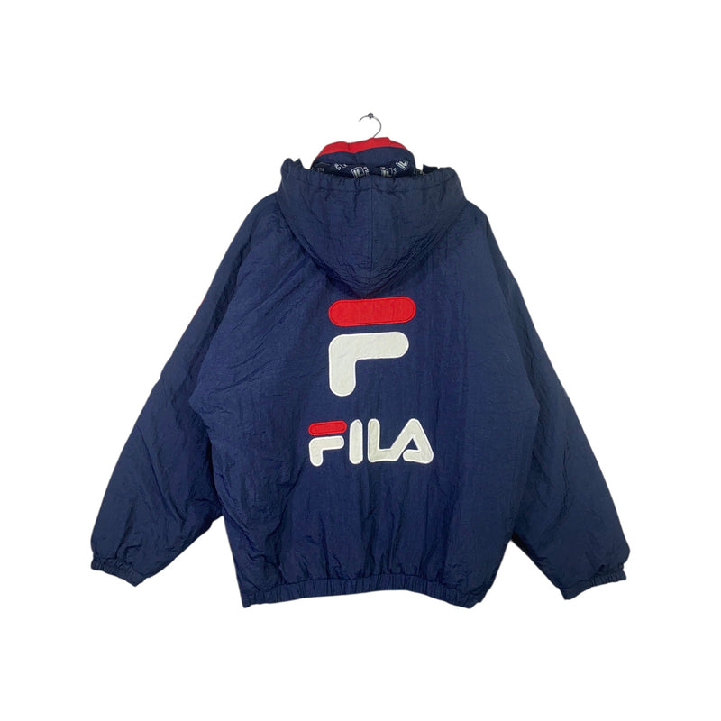 Vintage Fila 1/2 Zip Pullover Jacket Windbreaker