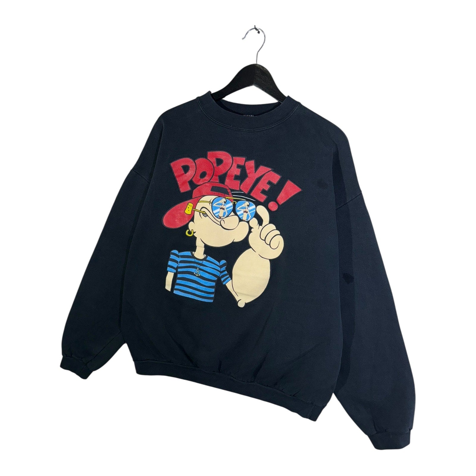 Vintage Popeye Cartoon Graphic Crewneck