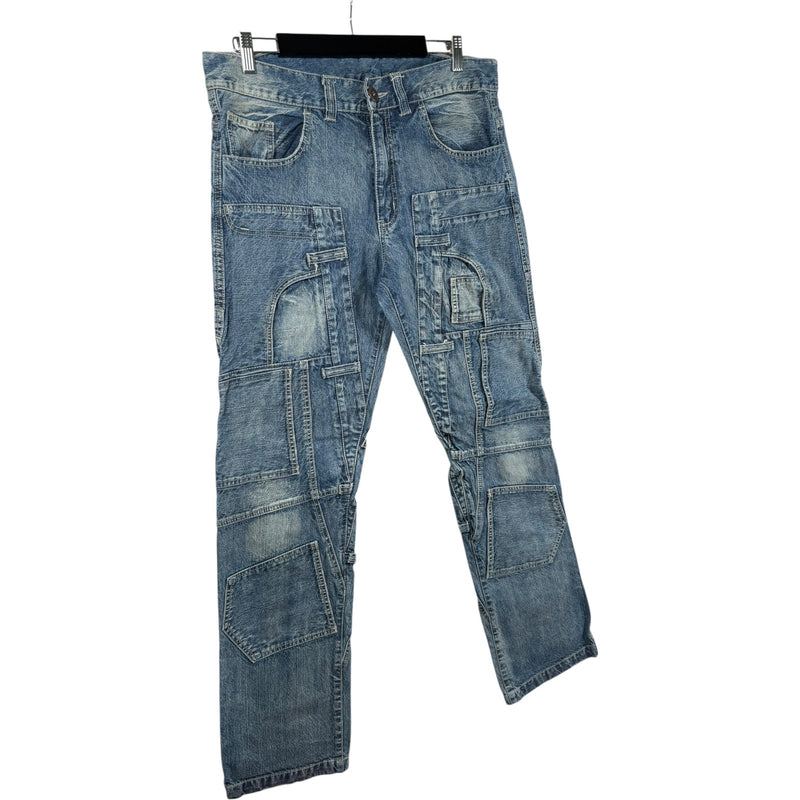 Vintage Cargo Skinny Denim Jeans 44