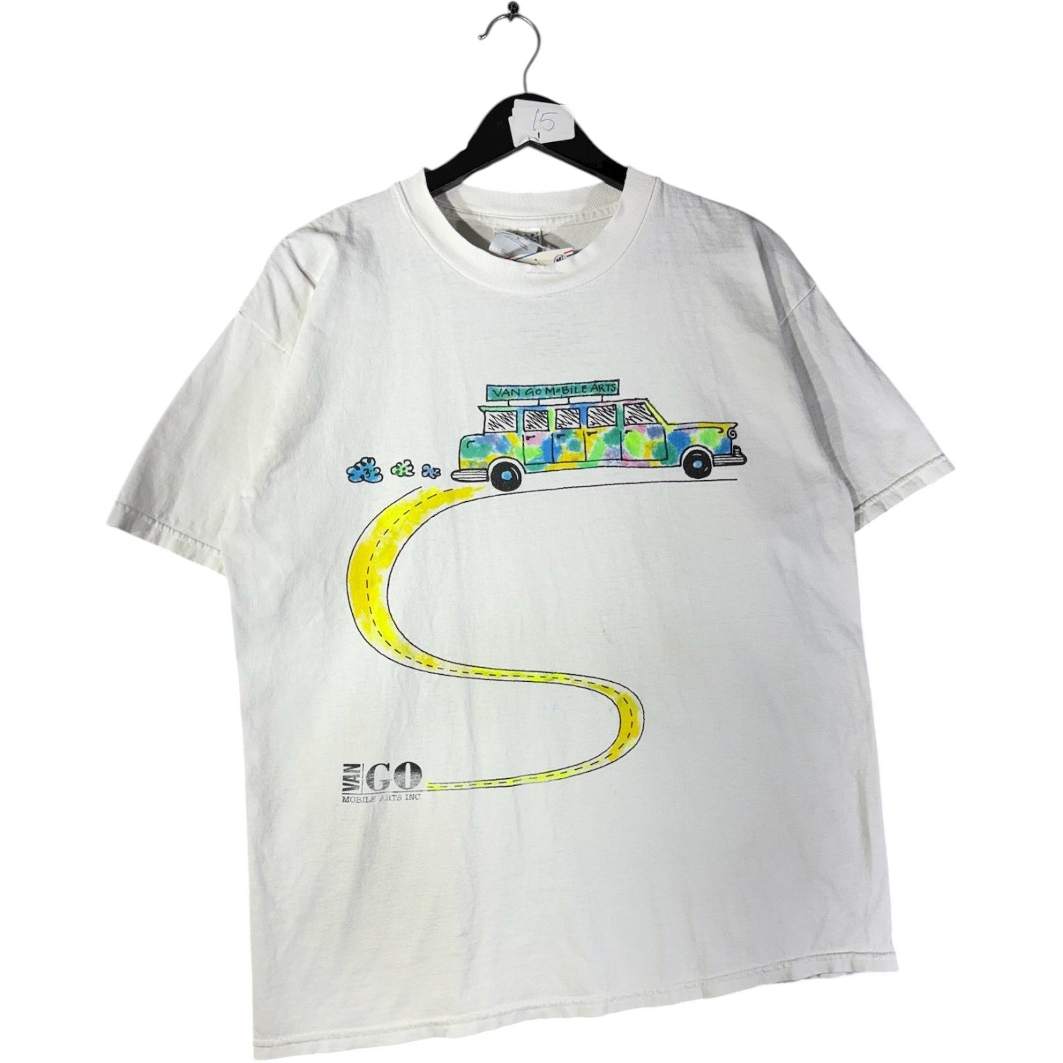 Vintage Van Go Mobile Arts Van Graphic T-Shirt