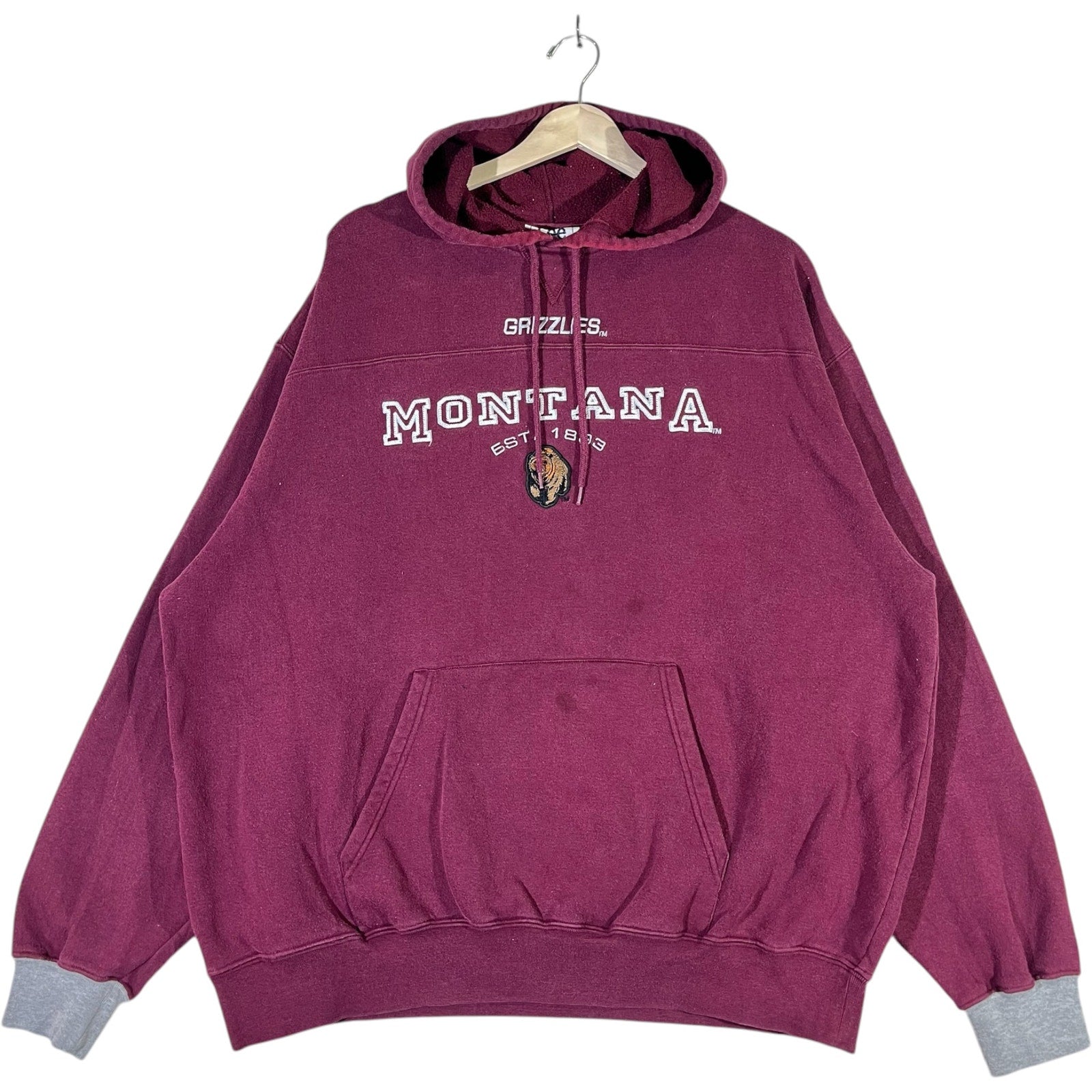 Vintage University Of Montana Grizzlies Hoodie