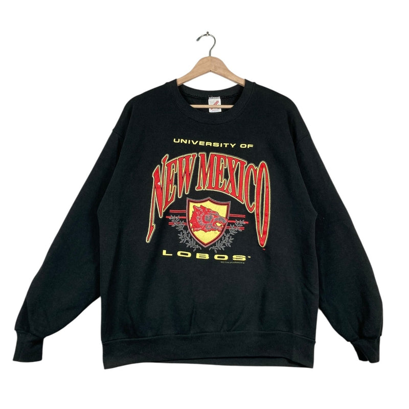 Vintage University Of New mexico Crest Logo Crewneck 90s