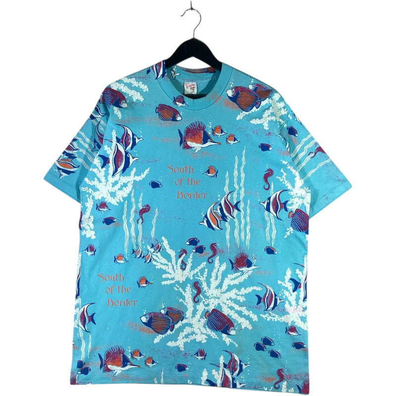 Vintage South of the Border Fish AOP Tee