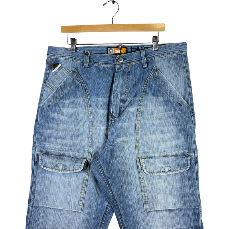 Vintage Akademiks Wide Leg Denim Jeans 38 x 23