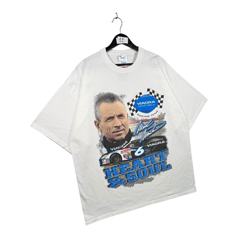 Vintage Mark Martin No. 6 NASCAR Graphic T-Shirt