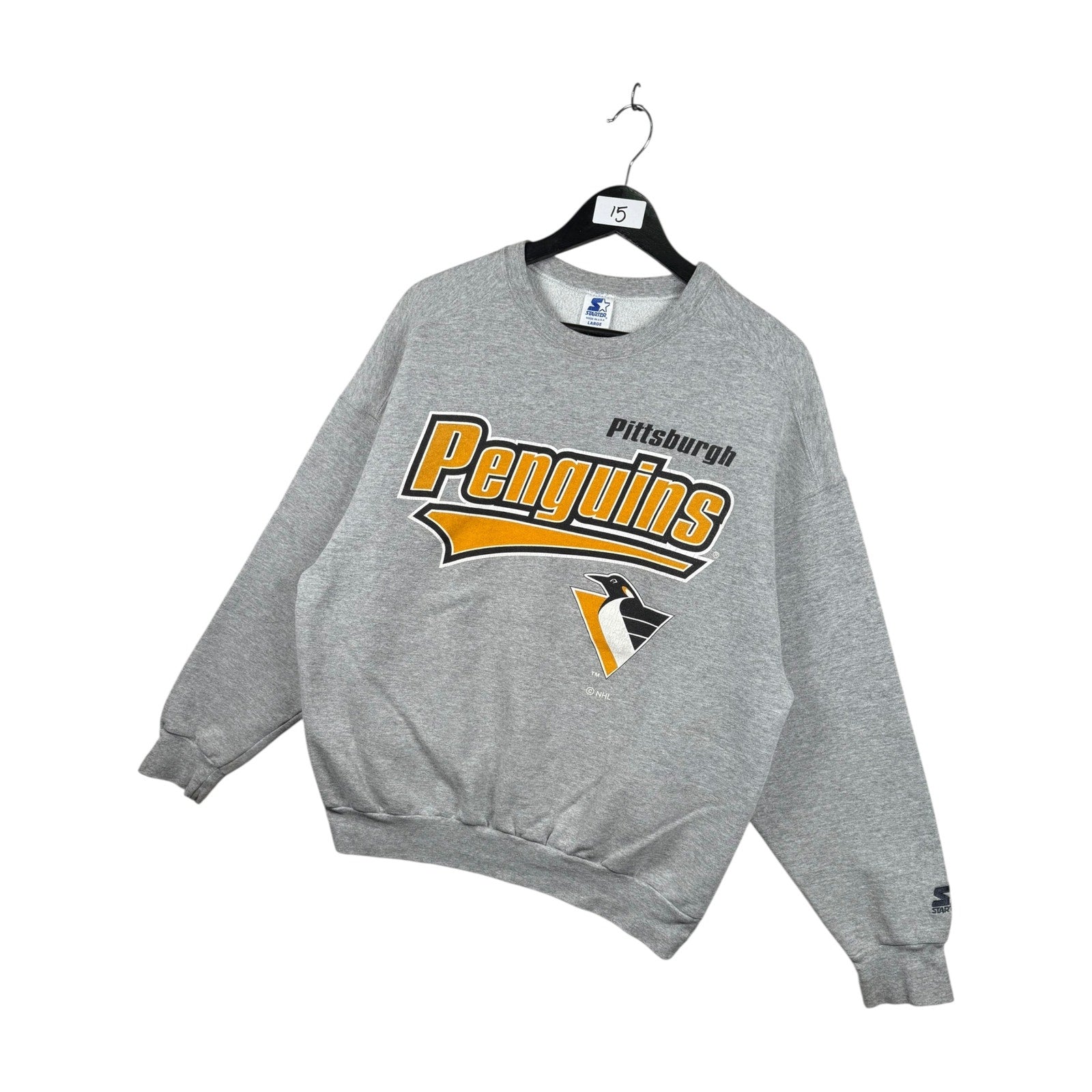 Vintage Starter Pittsburgh Penguins NHL Hockey Sweatshirt