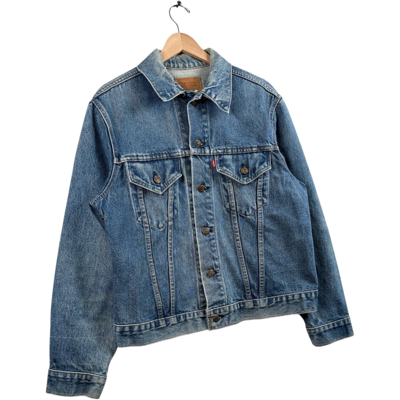 Vintage Levis Button Up Front Pockets Denim Jacket