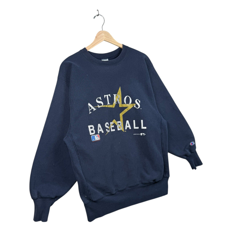 Vintage Champion Houston Astros MLB Logo Crewneck