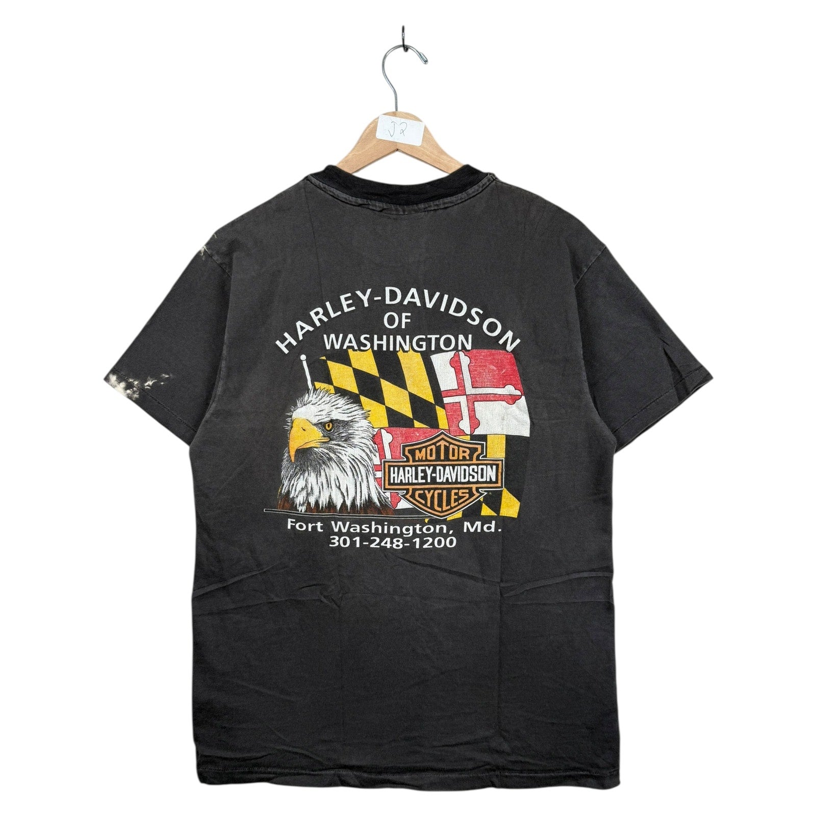 Vintage Harley Davidson Motorcycles Washington T-Shirt