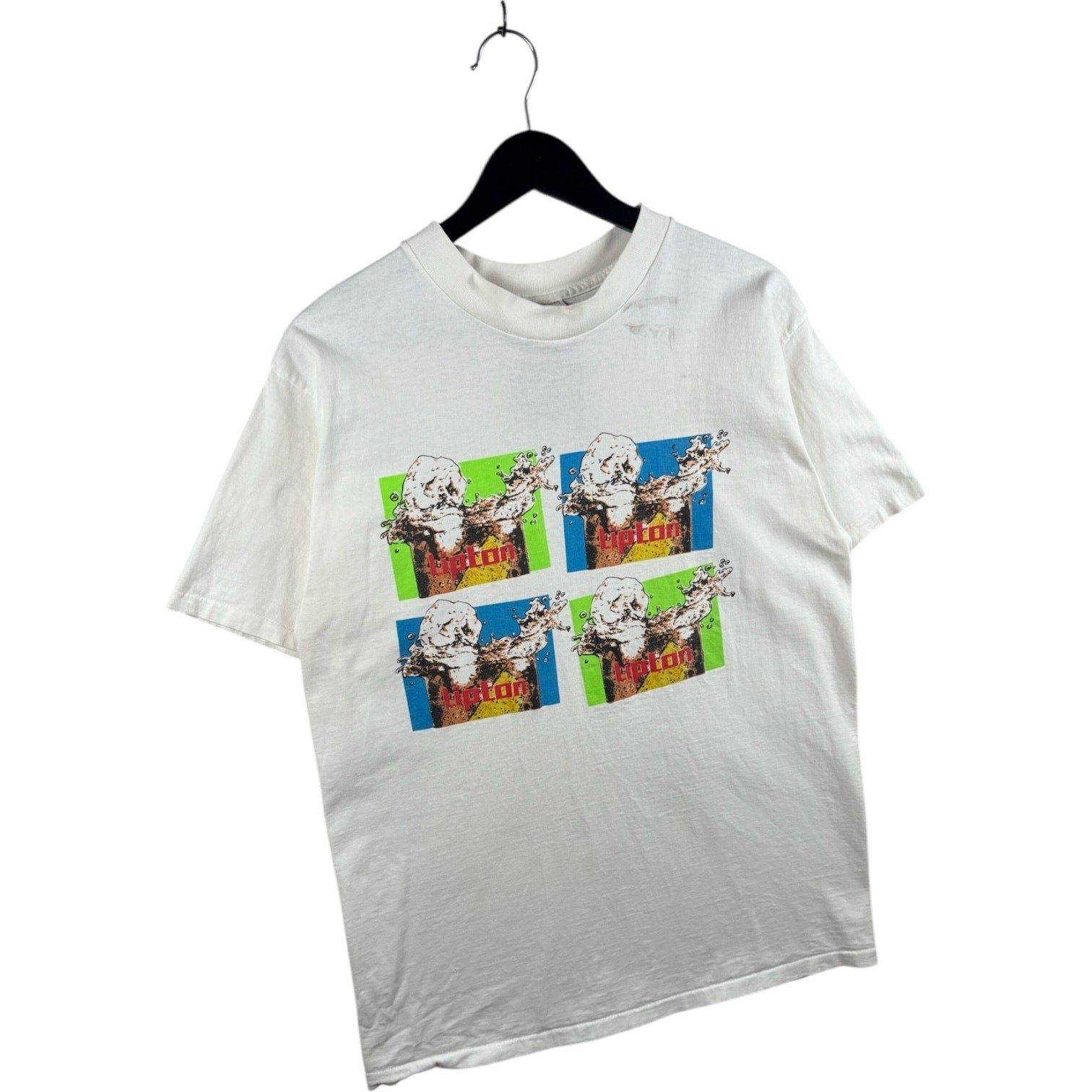 Vintage Lipton Ice Tea Pop Art Graphic T-Shirt