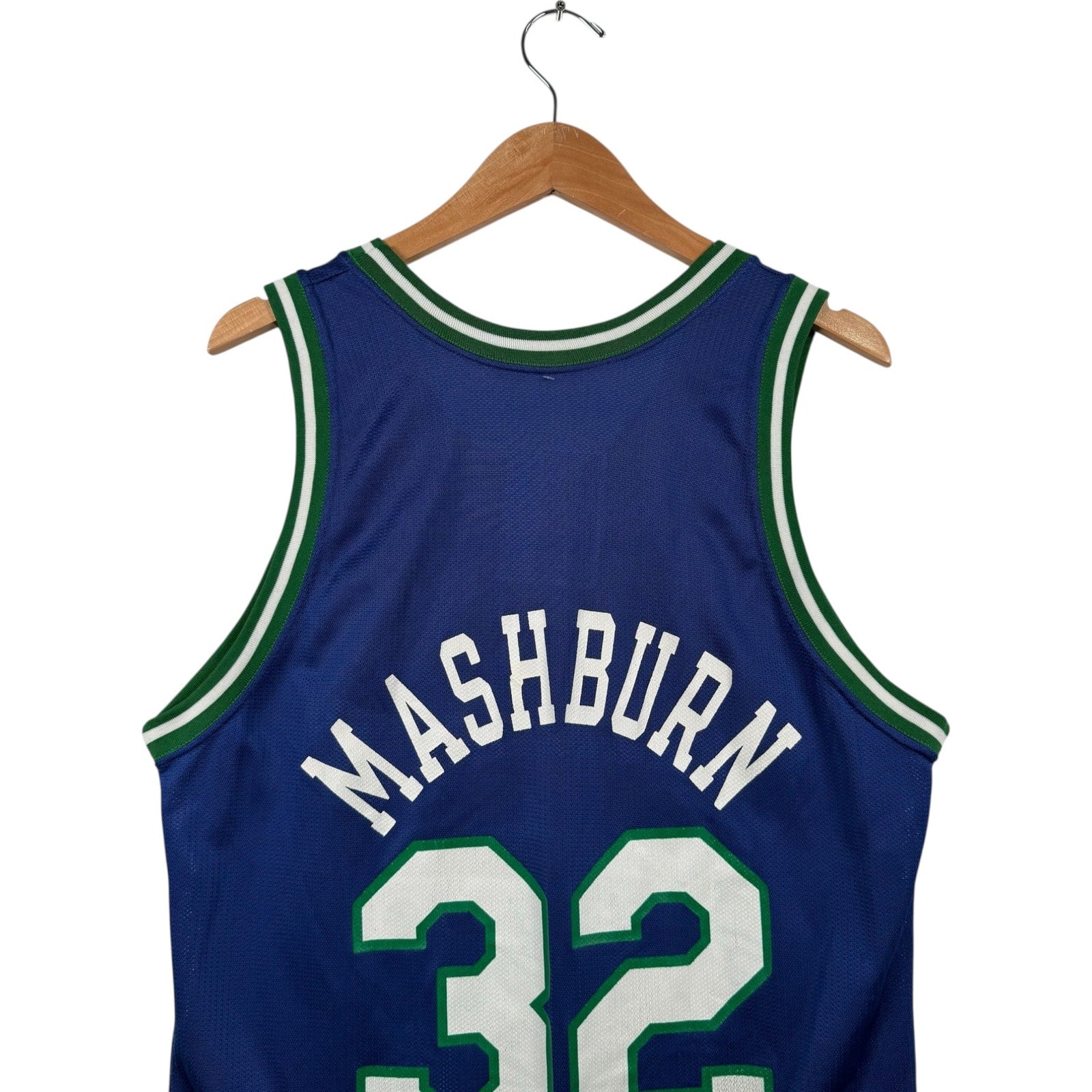 Vintage Dallas Mavericks #32 Jamal Mashburn NBA Jersey
