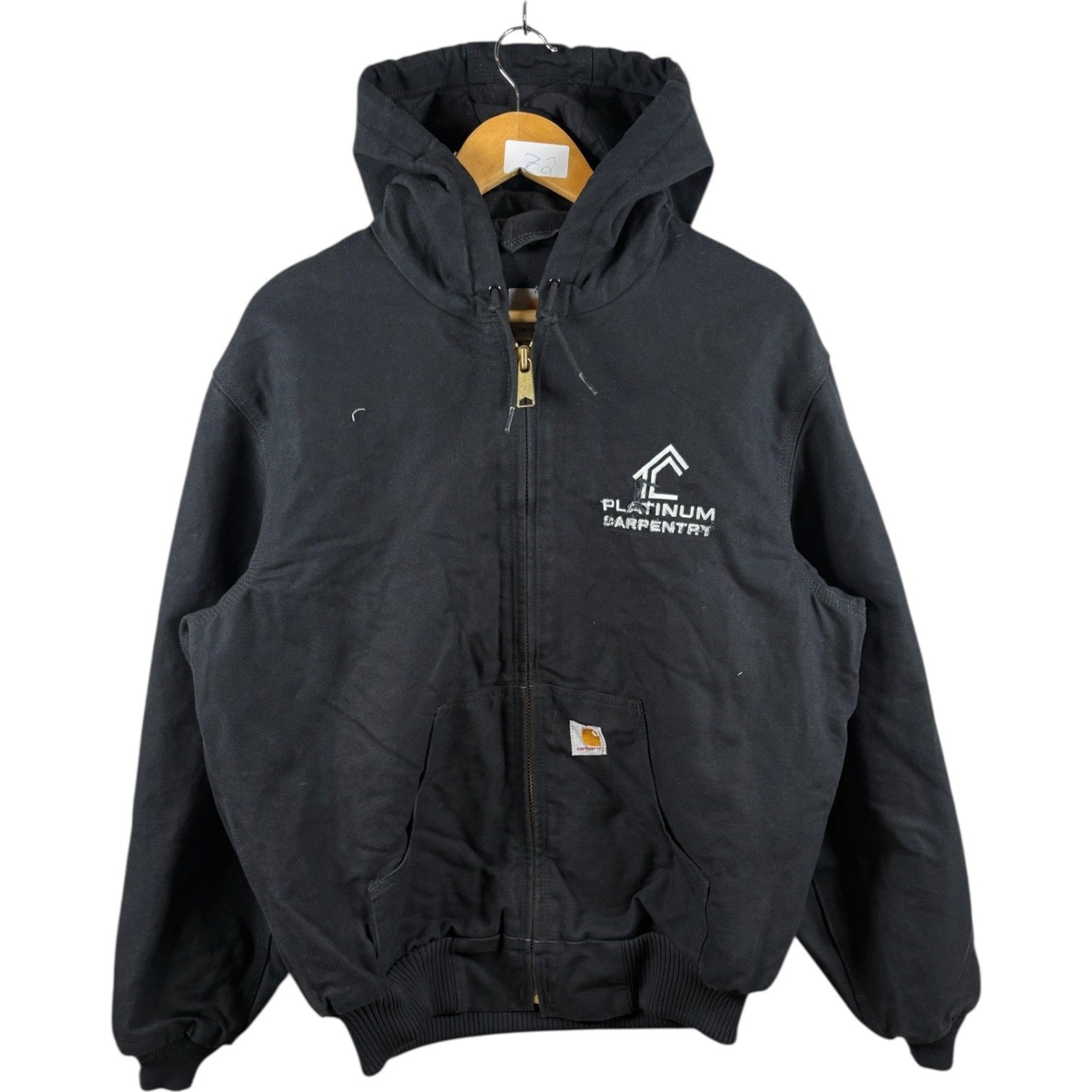 Vintage Carhartt Active Jac Insulated Hoodie Full Zip Jacket