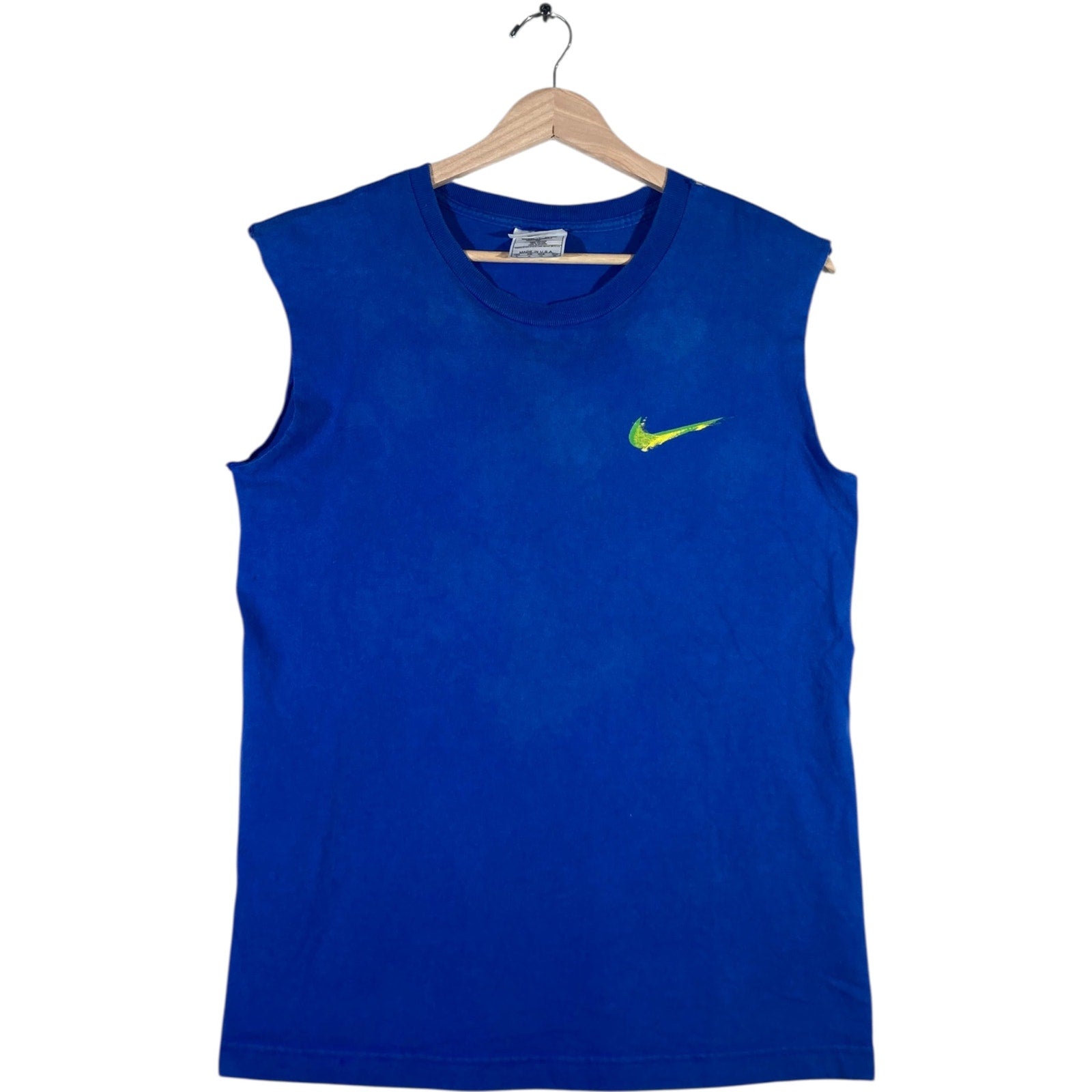 Vintage Nike Big Swoosh Cut Sleeves Tank Top
