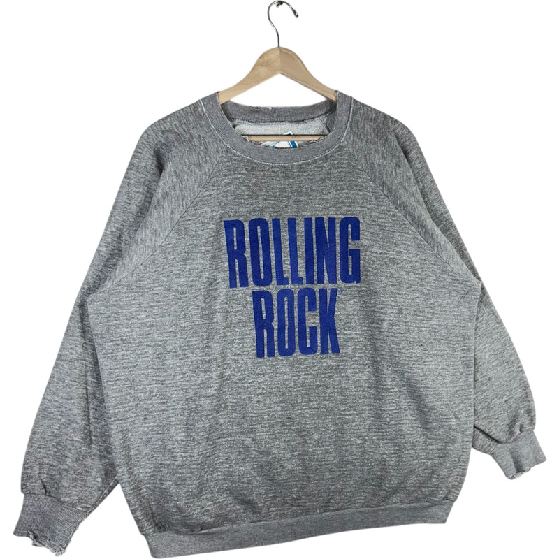 Vintage Rolling Rock Spellout Beer Crewneck