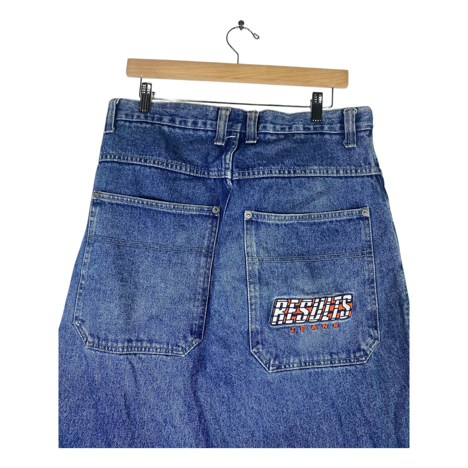 Vintage Results Straight Leg Denim Jeans 34