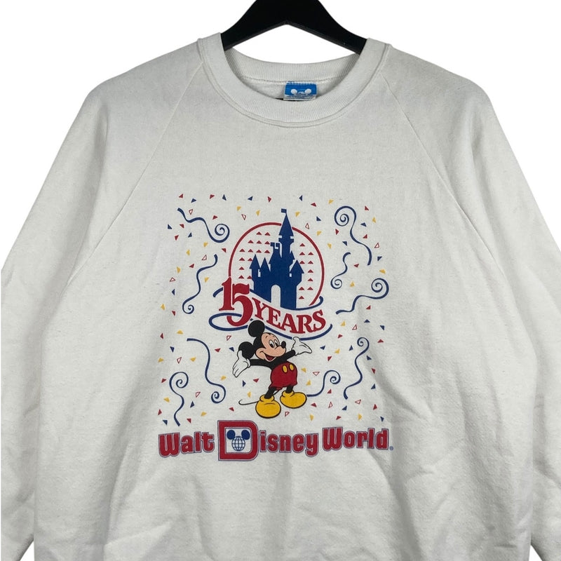 Vintage Disney 15 Years Anniversary Mickey Mouse Crewneck