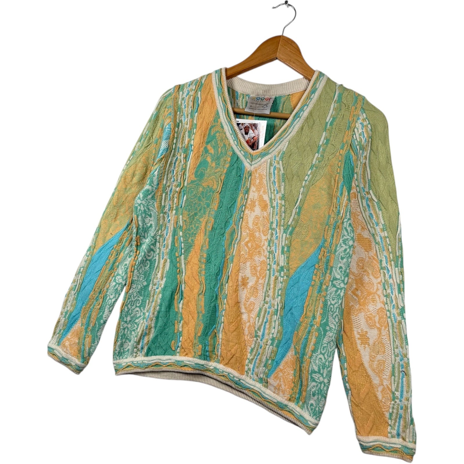 Vintage Coogi 3D Knit Textured Sweater