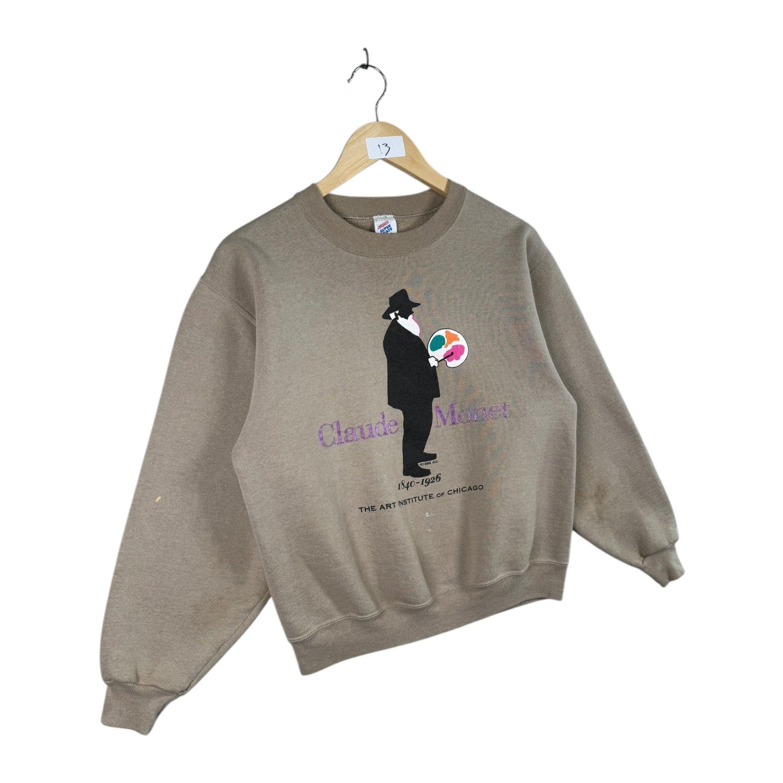 Vintage Claude Monet Art Institute of Chicago Crewneck