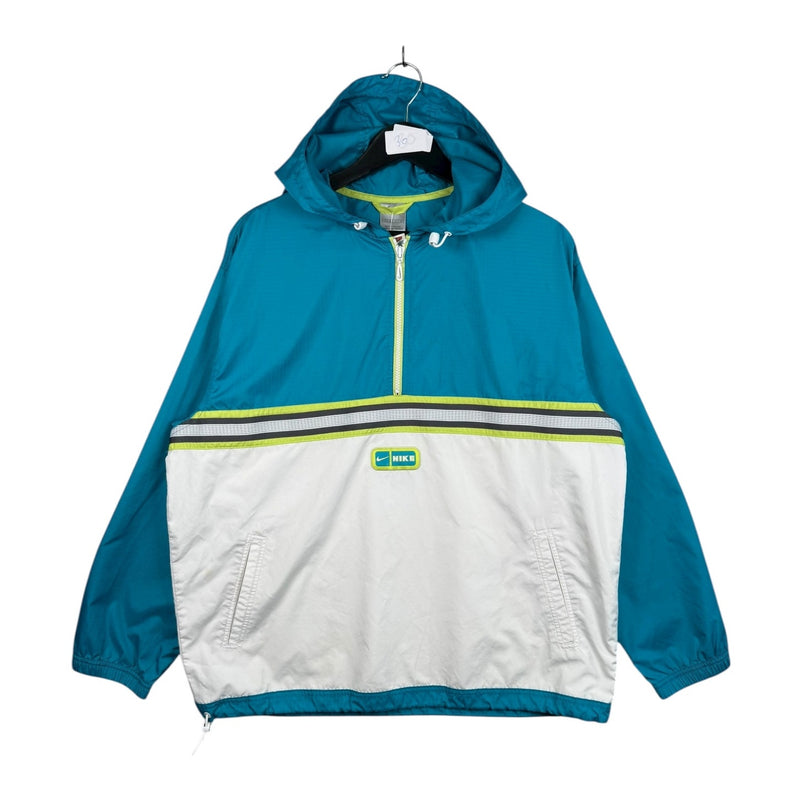 Vintage Nike Colorblock Half Zip Hooded Windbreaker