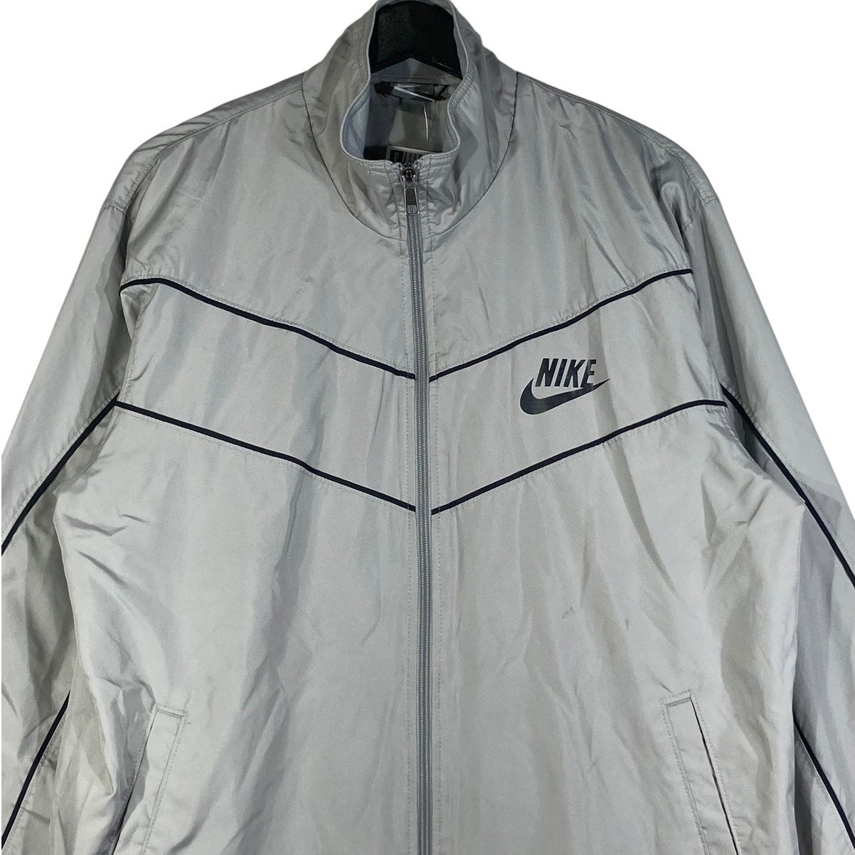 Vintage Nike Swoosh Chest Logo Full Zip Track Jacket