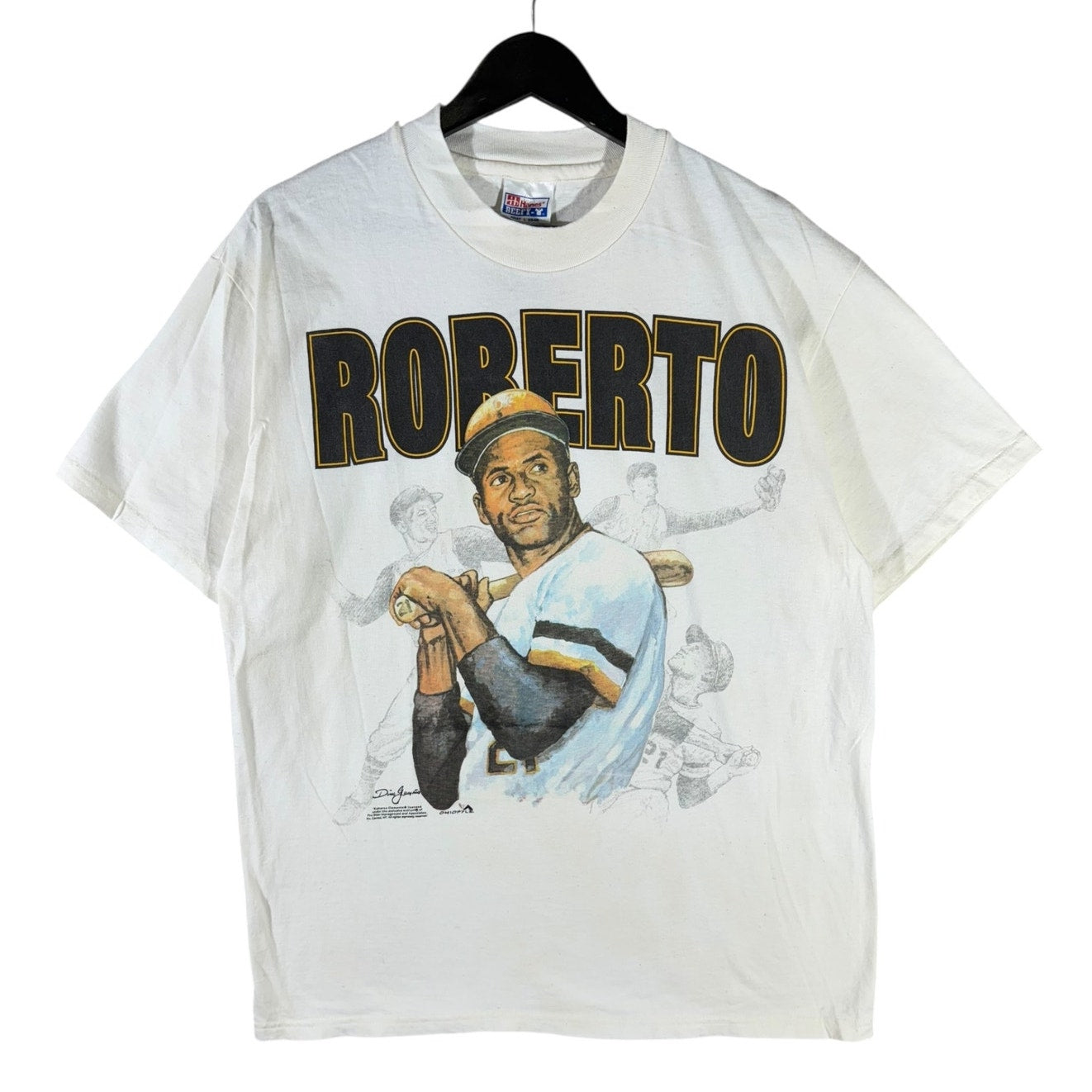 Vintage Roberto Clemente MLB Player T-Shirt 90s
