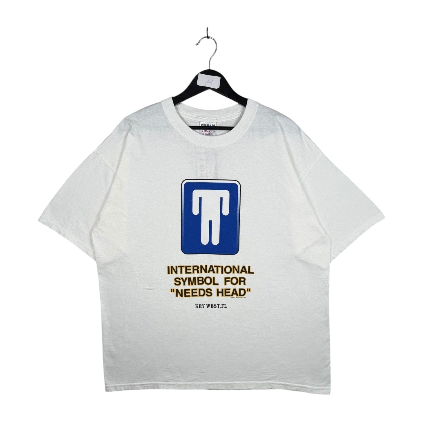 Vintage International Symbol Humor Graphic T-Shirt