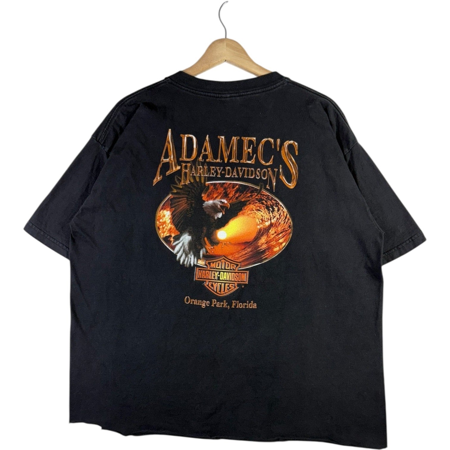 Vintage Harley Davidson Eagle Graphic T-Shirt