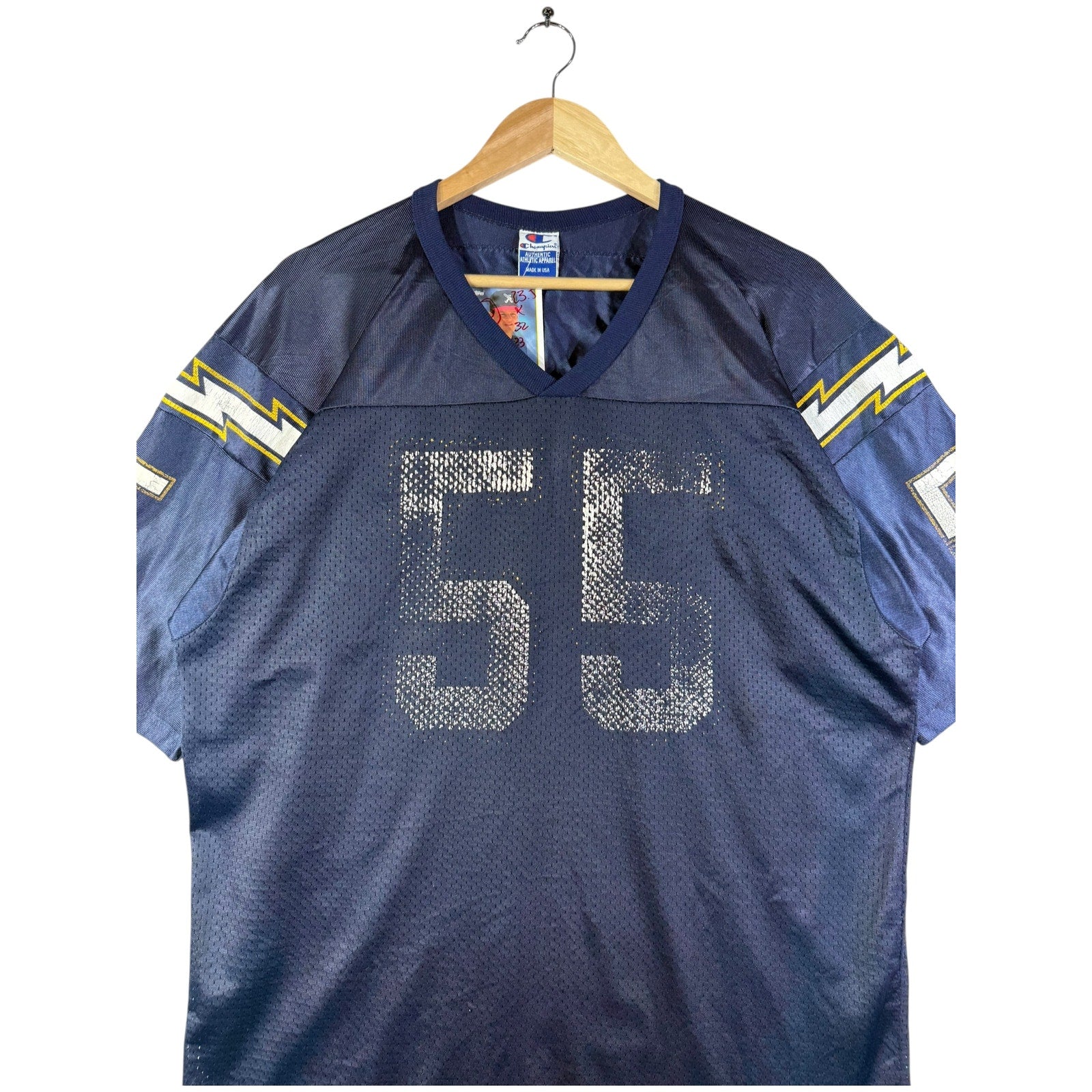Vintage Champion Junior Seau #55 San Diego Chargers NFL Jersey