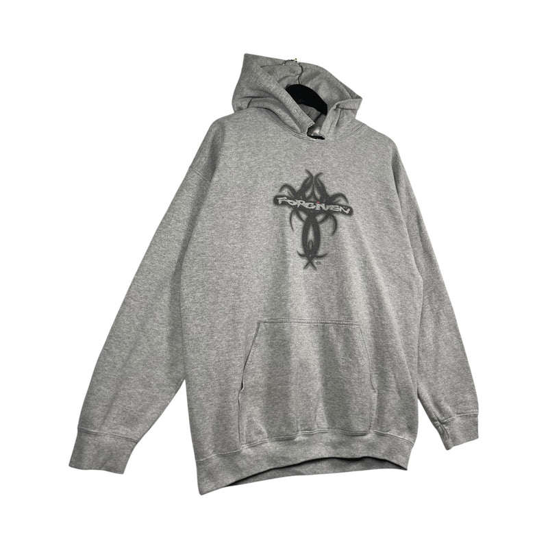Vintage Gildan Forgiven Graphic Hoodie
