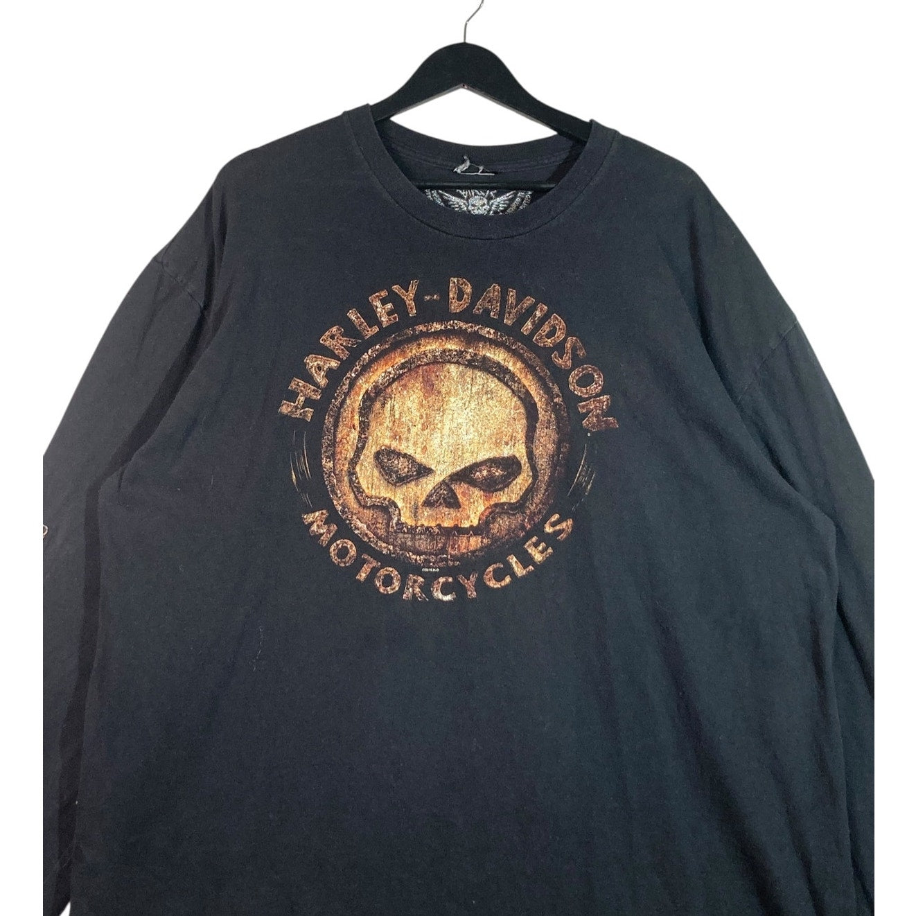 Vintage Harley-Davidson Killer Creek Skull Long Sleeve T-Shirt