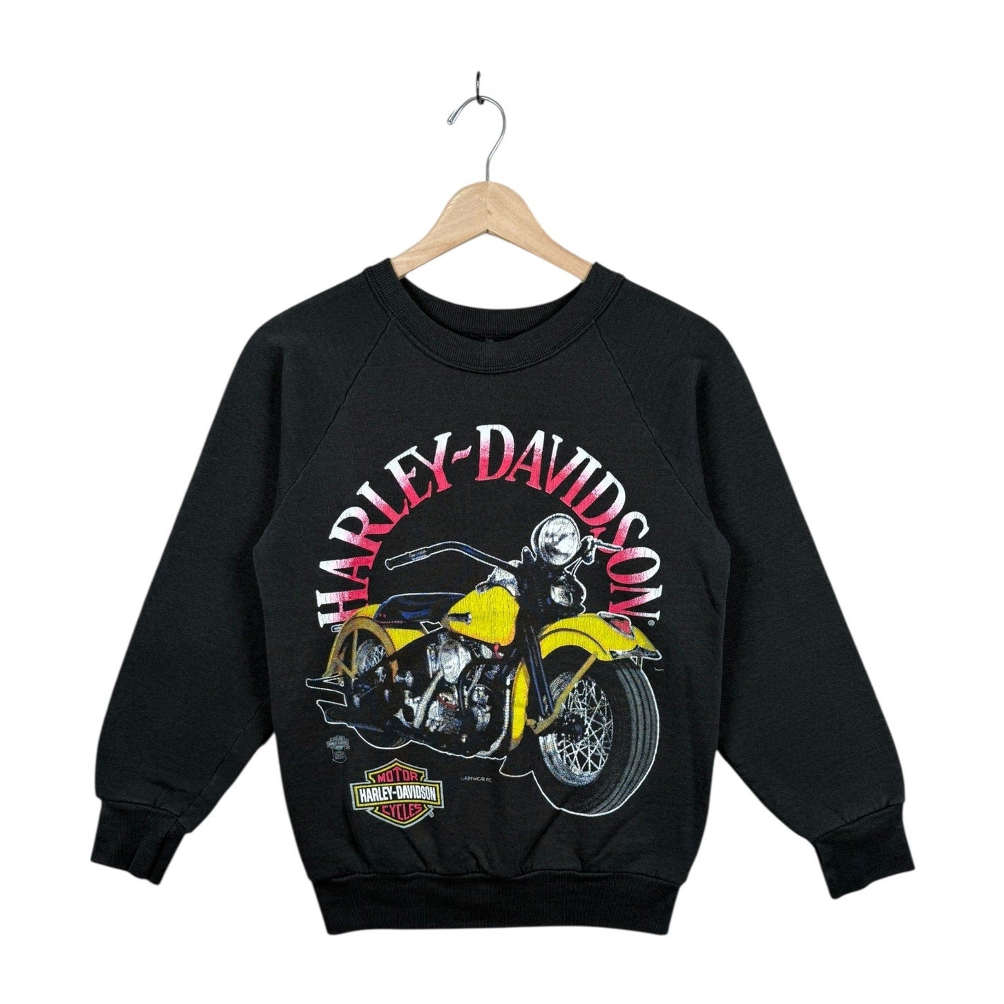Vintage Harley Davidson Motorcycle Graphic Crewneck