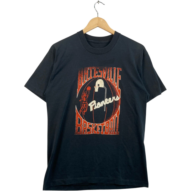 Vintage Batesville Pioneers Basketball Spellout Silhouette Tee
