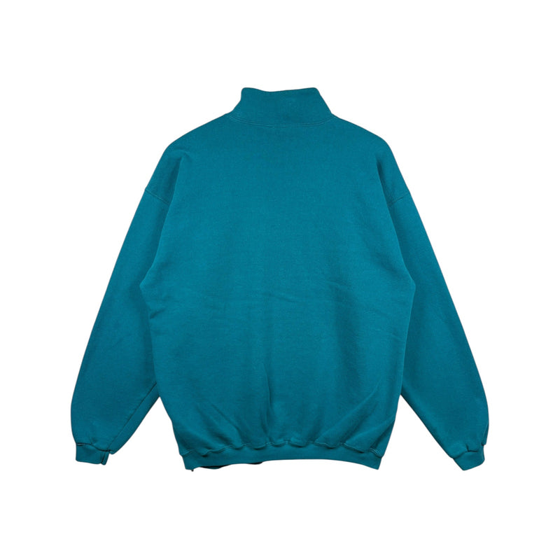 Vintage Disney Donald Duck Quarter Zip Pullover Sweatshirt