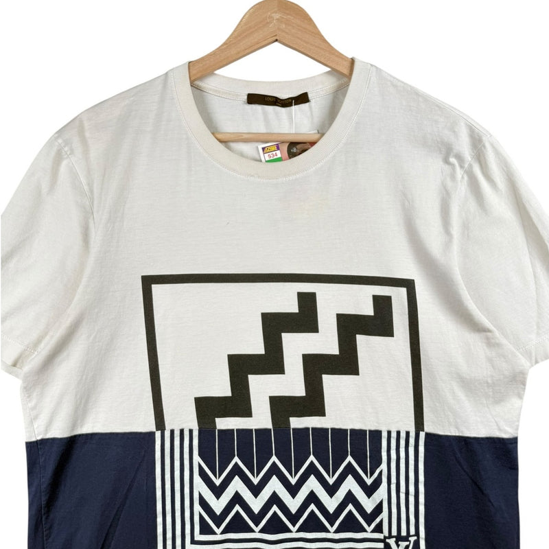 Vintage Louis Vuitton Paris Geometric Graphic T-Shirt