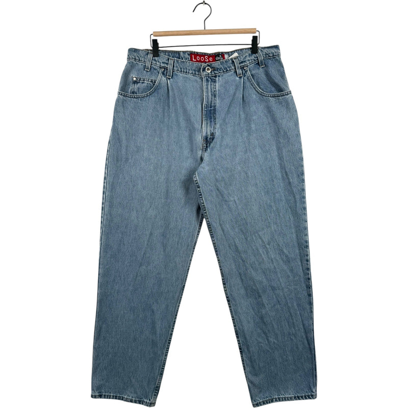 Vintage Levi's Silver Tab Loose Straight Leg Denim Jeans 38x30