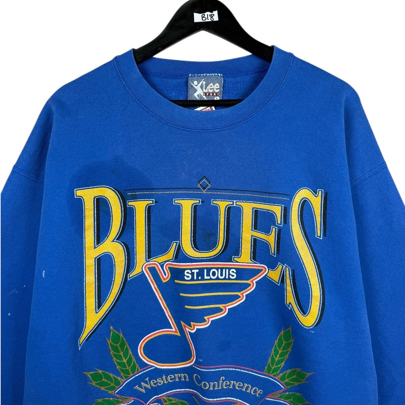 Vintage LEE St. Louis Blues NHL Crewneck