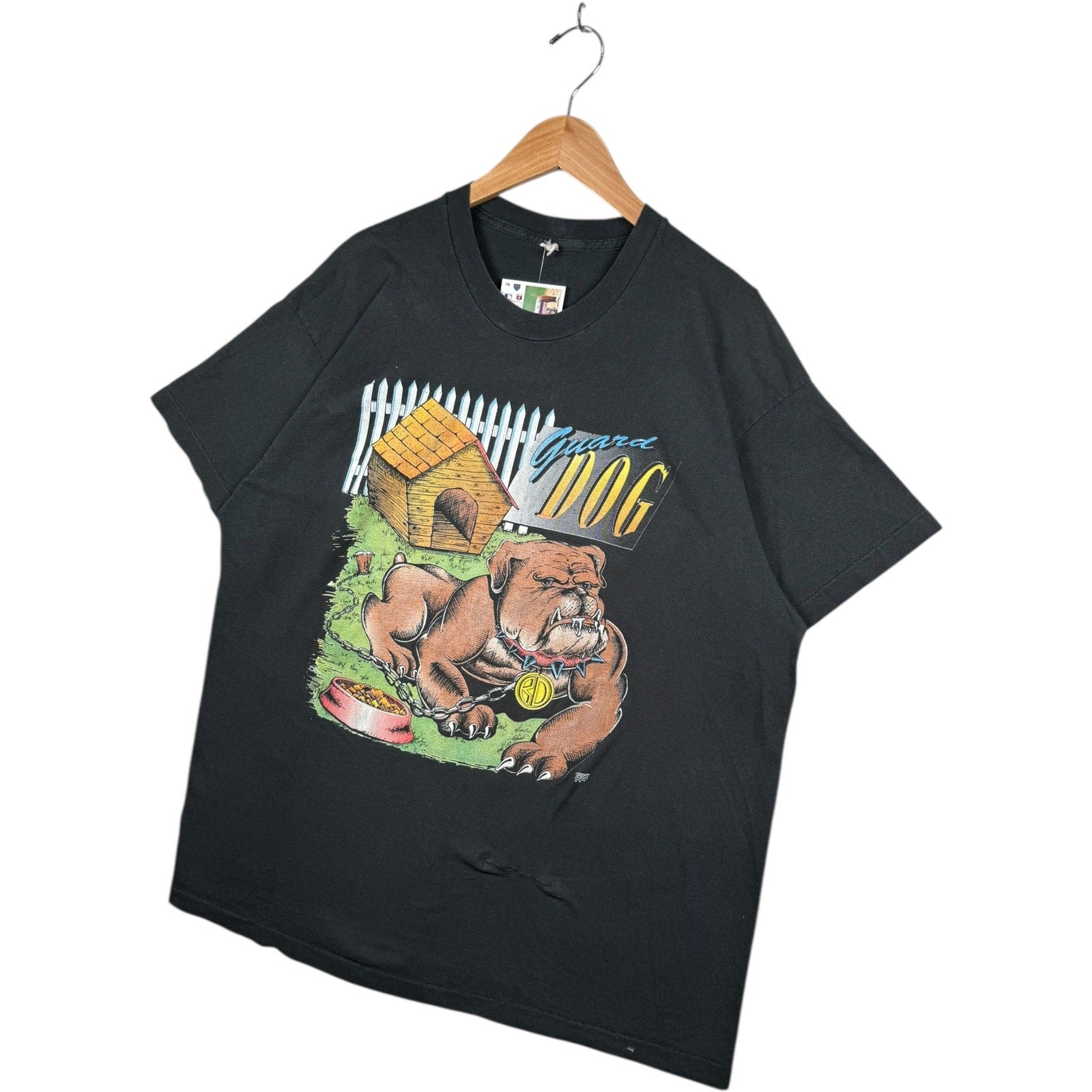 Vintage Guard Dog Bulldog T-Shirt