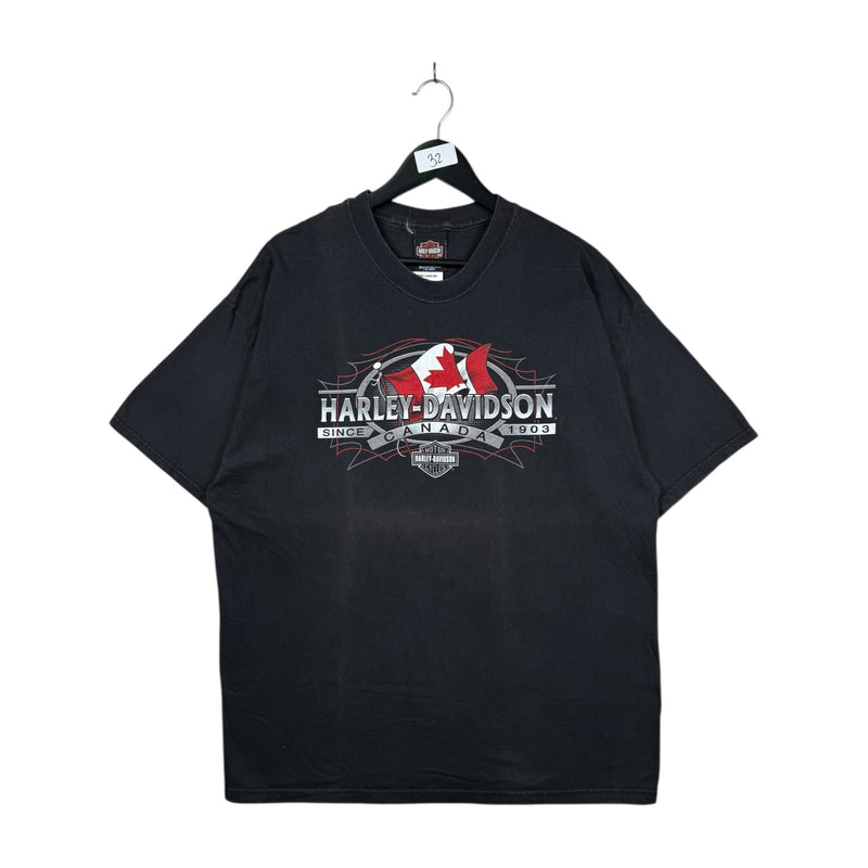 Vintage Harley Davidson Motorcycles Kitchener Canada T-Shirt