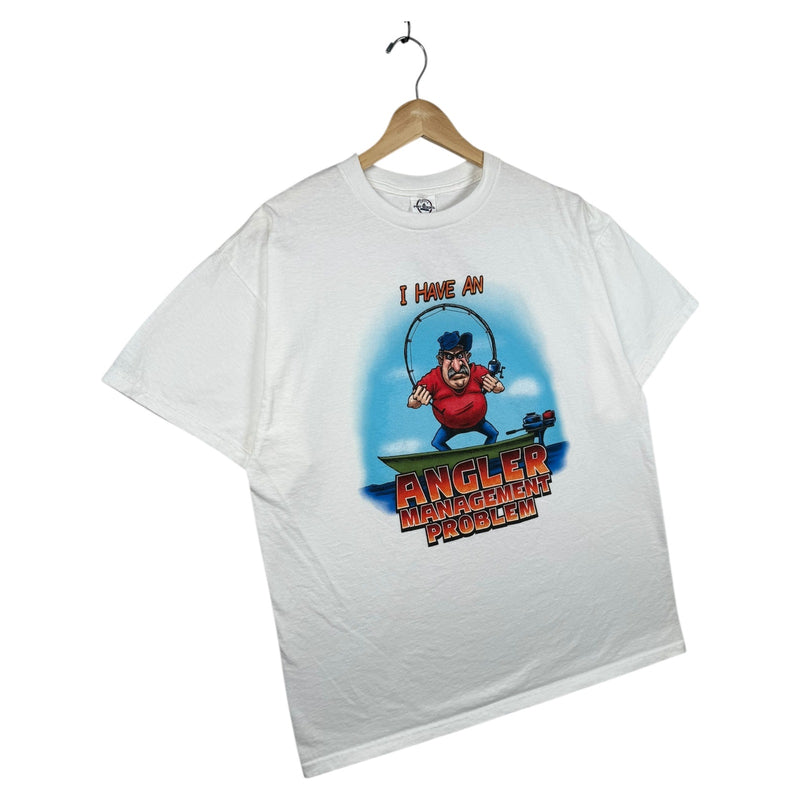 Vintage I Have An Angler Management Problem T-Shirt