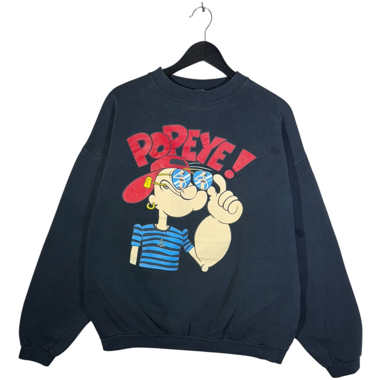 Vintage Popeye Cartoon Graphic Crewneck