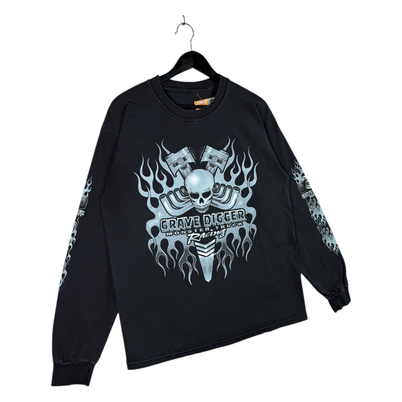 Vintage Grave Digger Monster Truck Racing Long Sleeve T-Shirt