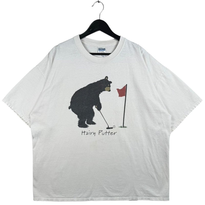 Vintage Hairy Putter Bear Gold Graphic T-Shirt
