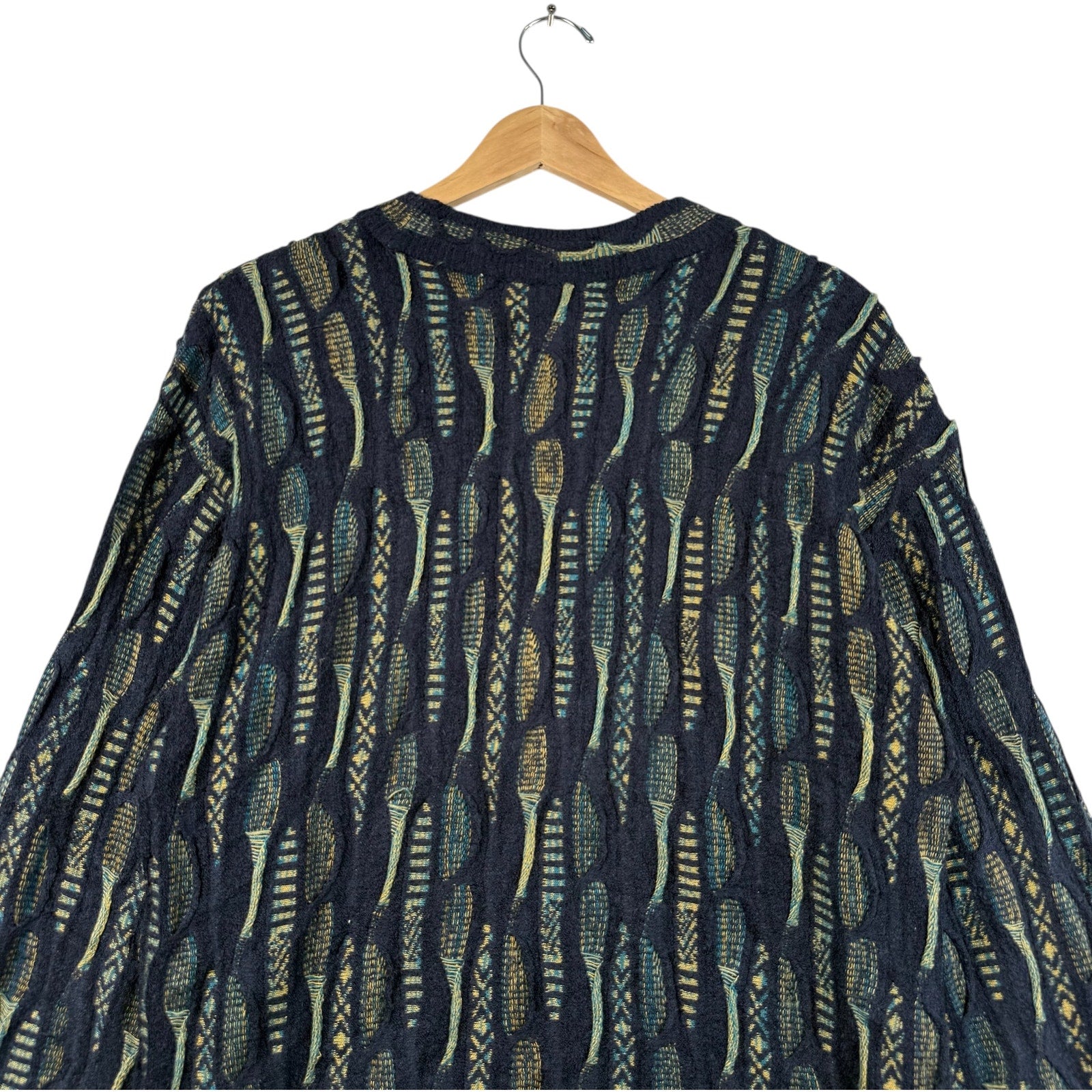 Vintage Coogi 3D Knit textured Sweater