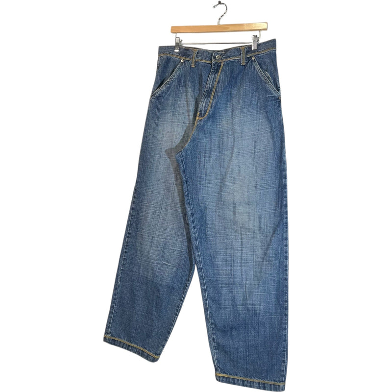 Vintage Evolution Wide Leg Denim Jeans 36x32